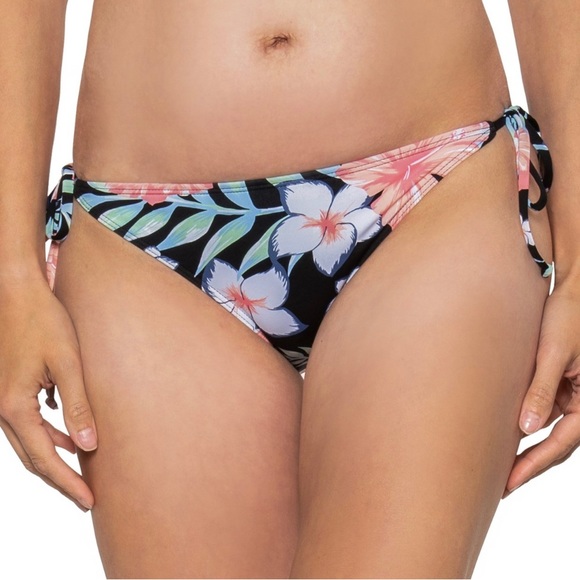 NWT Roxy Beach Classics Triangle Bikini Top with String Tie Bottoms - Picture 4 of 9